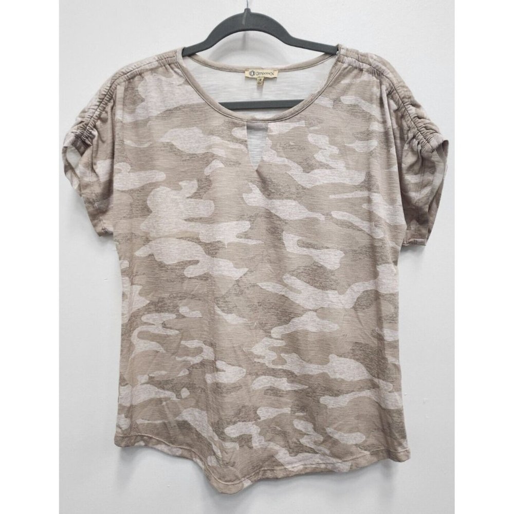 Democracy Camo Short Sleeve Tee - Tan